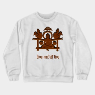 Lord Mahavira jainism quotes 7 Crewneck Sweatshirt